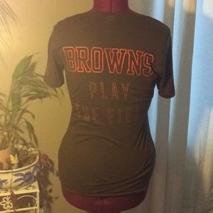 Cleveland Browns NFL pink Victoria’s Secret tee